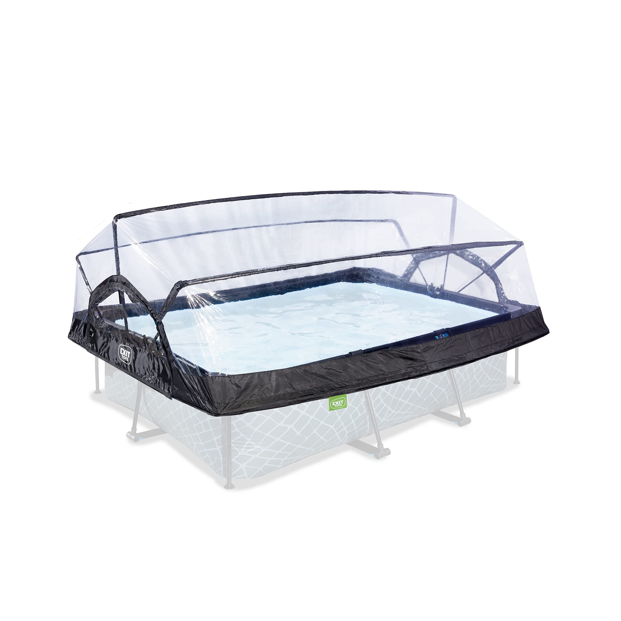 Pool Dome 10x6.6ft - Universal for Rectangular Pools - Keeps Water Warm and Clean - Protects Against Wind and Debris - Excellent Customer Service - Suitable for EXIT and Other Frame Pools