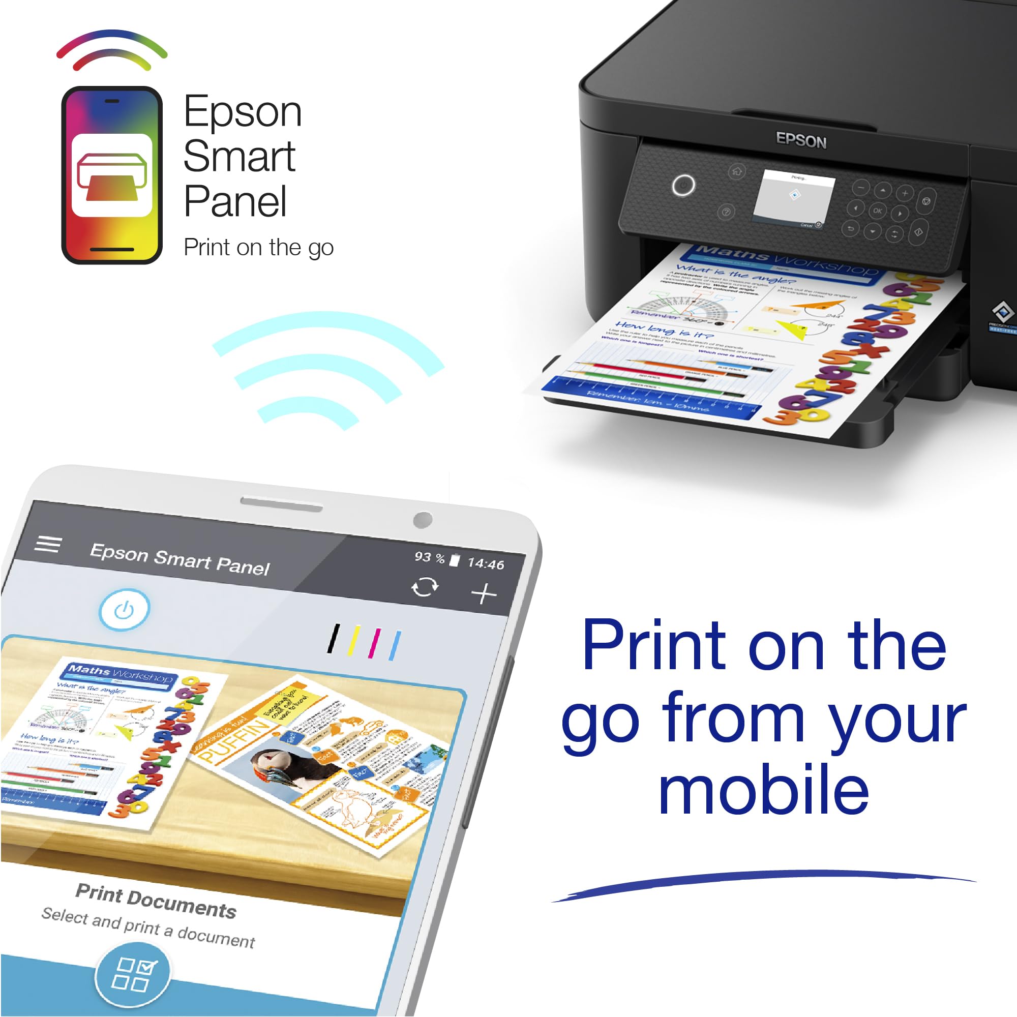 Epson Expression Home XP-4205 3-in-1 Ink Multifunction Printer, Scanner, Copier, WiFi, 1440dpi, Duplex, 2.4 Inch Display, DIN A4, incl. 3 Months Readyprint Flex Trial