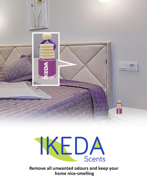 Ikeda scents Ikeda Car Air Fresheners | Automotive Hanging Pendant | Auto Perfume Diffuser with Real Oil | Strong and Long Last Fragrance | Fresh Smell Cover Odours | Car Accessories for Men Women