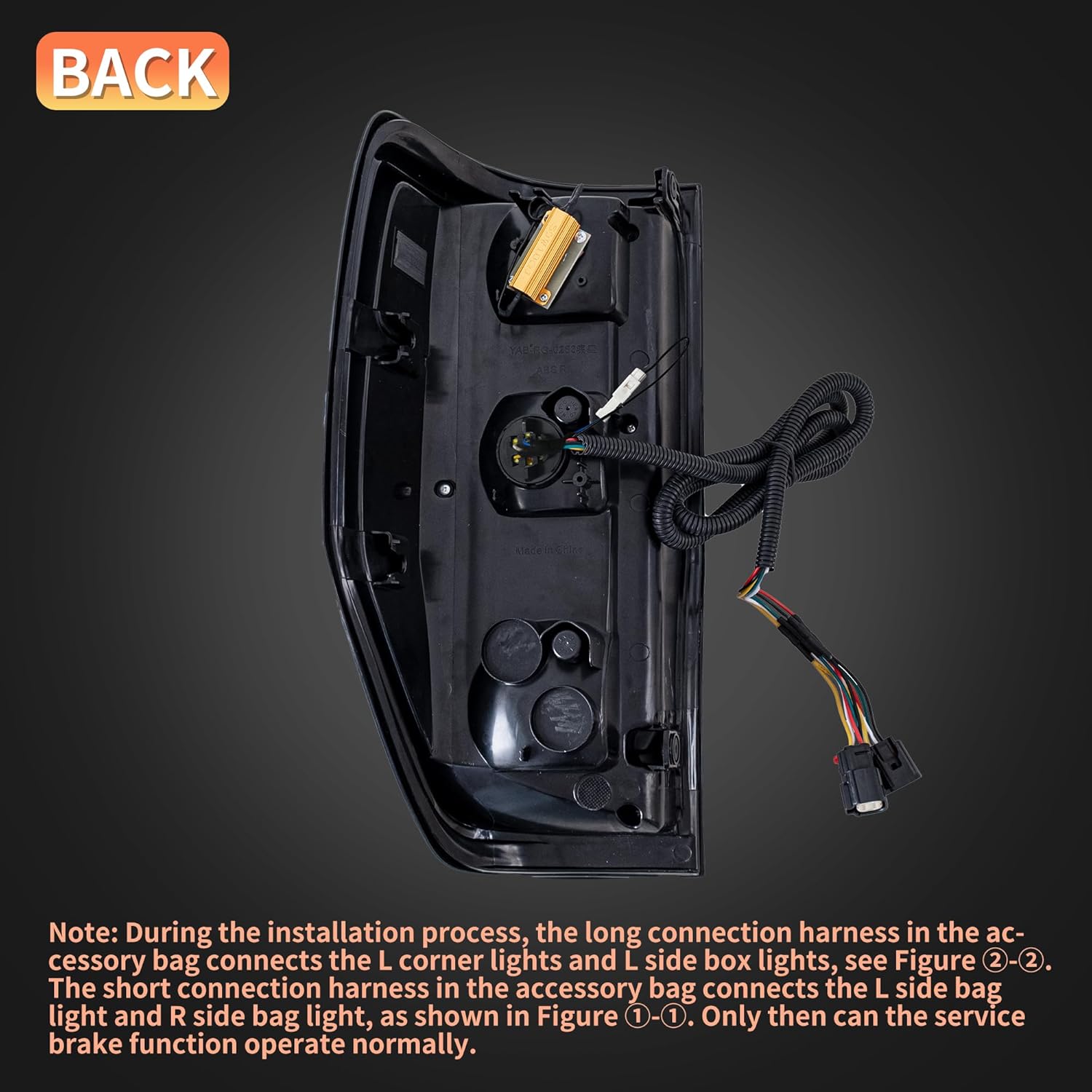 VLAND LED Tail Lights for Ranger T6 T7 T8 XL XLT Wildtrak 2012-2018 Rear Lights Lamp Assembly with Sequential Indicator (12-18 Somked)