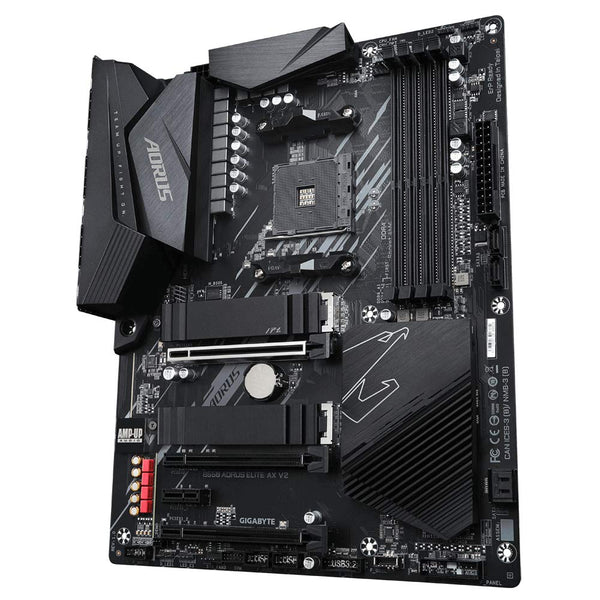Gigabyte B550 AORUS ELITE V2 Motherboard - Supports AMD Ryzen 5000 Series AM4 CPUs, 12+2 Phases Digital Twin Power Design, up to 4733MHz DDR4 (OC), 2xPCIe 3.0 M.2, 2.5GbE LAN, USB 3.2 Gen1