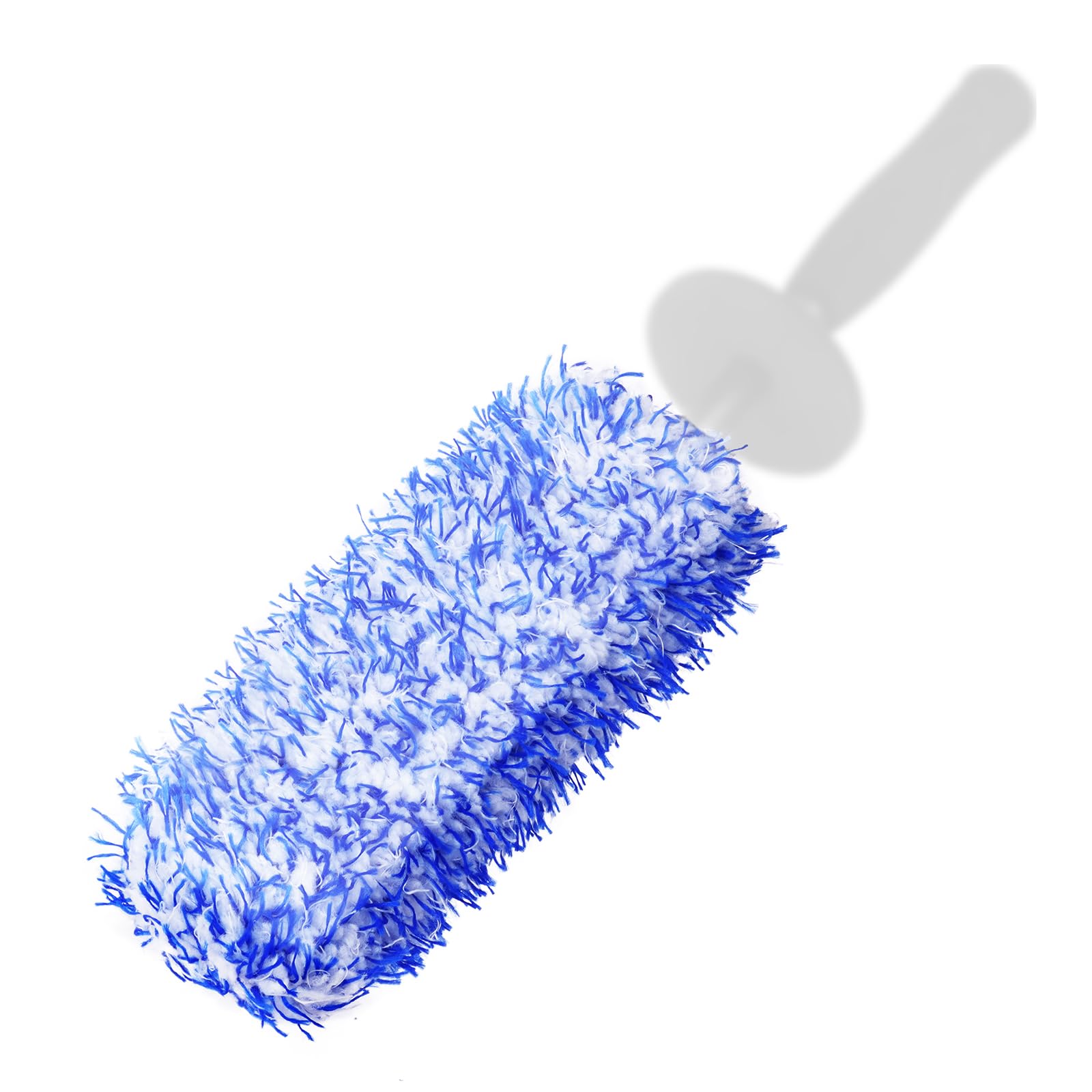 URAQT Car Wheel Brush, No Metal Wheel and Rim Detailing Brush, Car Wheel Cleaning Brush, Soft Dense Alloy Wheel Brush, Suitable for Wheels and Rims of Cars/Motorcycles/Bicycles (Black)