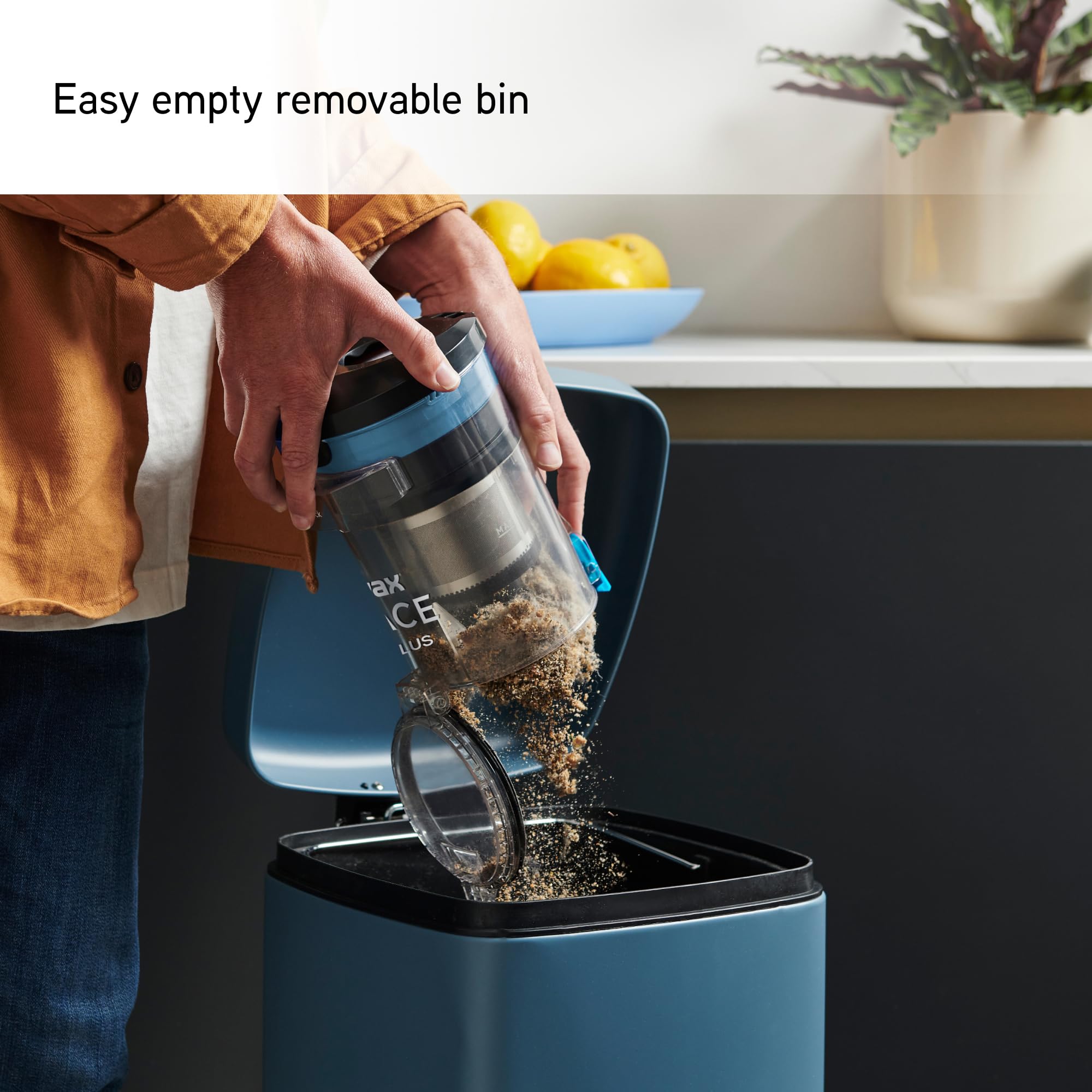 Vax Pace Plus Cordless Vacuum Cleaner, Lightweight 3.1kg, 40 Minute Runtime, Boost Mode, Captures up to 99% of Particles, Crevice & Stair Tools, CLSV-PAKA, Blue