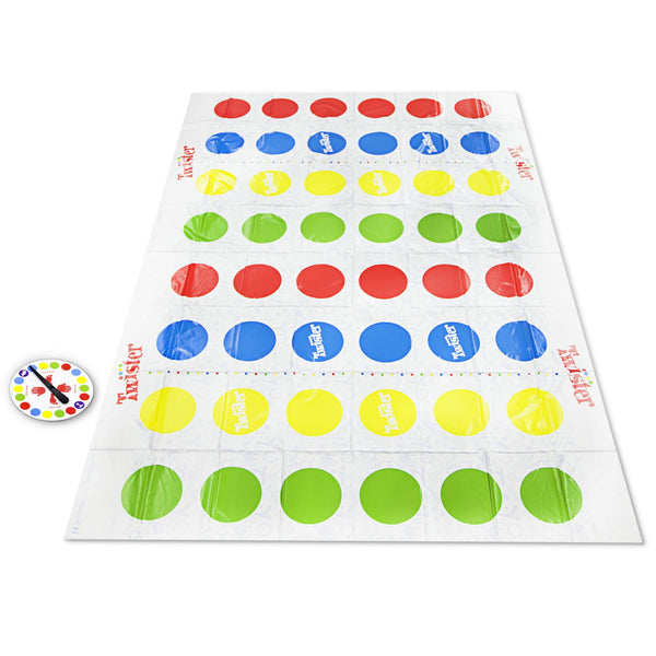 Hasbro Gaming Twister Ultimate: Bigger Mat, More Coloured Spots, Family, Kids Party Game Age 6+; Compatible with Alexa (Amazon Exclusive)