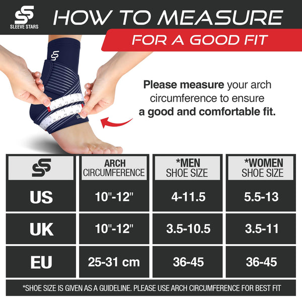 Sleeve Stars Ankle Brace for Sprained Ankle, Plantar Fasciitis Relief Ankle Support for Women & Men, Ankle Compression Sleeve w/Strap, Achilles Tendonitis Brace, Foot Brace Wrap (Single/Hot Pink)