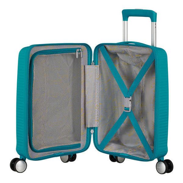 AMERICAN TOURISTER Soundbox - Spinner 67/24 Expandable Hand Luggage, 67 cm, 71.5 liters, Blue (Midnight Navy)