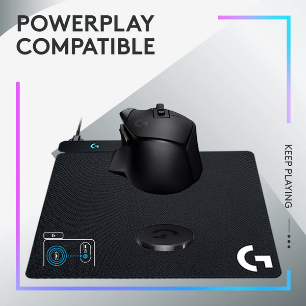 Logitech G G502 X PLUS LIGHTSPEED Wireless RGB Gaming Mouse - Optical mouse with LIGHTFORCE hybrid switches, LIGHTSYNC RGB, HERO 25K gaming sensor, compatible with PC - macOS/Windows - Black