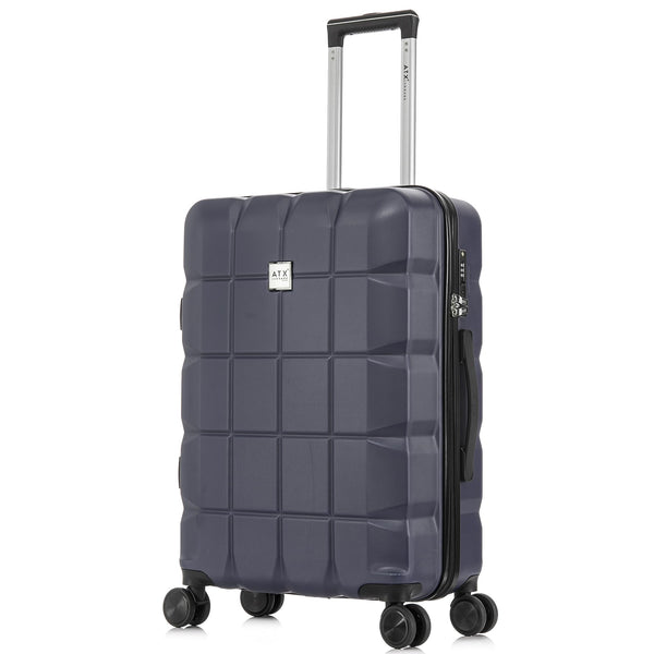 ATX Luggage Suitcase Large on 4 Dual Spinner Wheels Super Lightweight ABS Hard Shell Hold Check in with Built-in TSA Lock (Orange, 110 Liter)