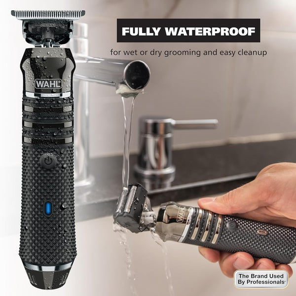 Wahl Pro Series High Visibility Trimmer, Close Cutting Blade, Lithium-Ion, Waterproof Beard Trimmer, Grooming Kit, Interchangeable Heads, Professional, Cordless, Close Cutting