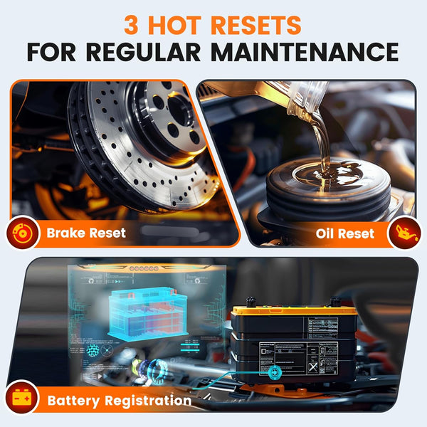 ANCEL ECHO OBD2 All System Diagnostic Scan Tool Bluetooth, Wireless Scanner Check Engine Car Code Reader for iOS Android, Smog Check, Oil Reset, Vehicle Performance Test, Active Test, Lifetime Update