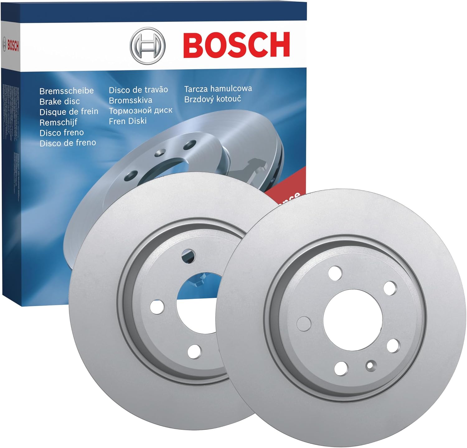 Bosch BD1249 Brake discs - ECE-R90 certified - 1 set of 2 discs