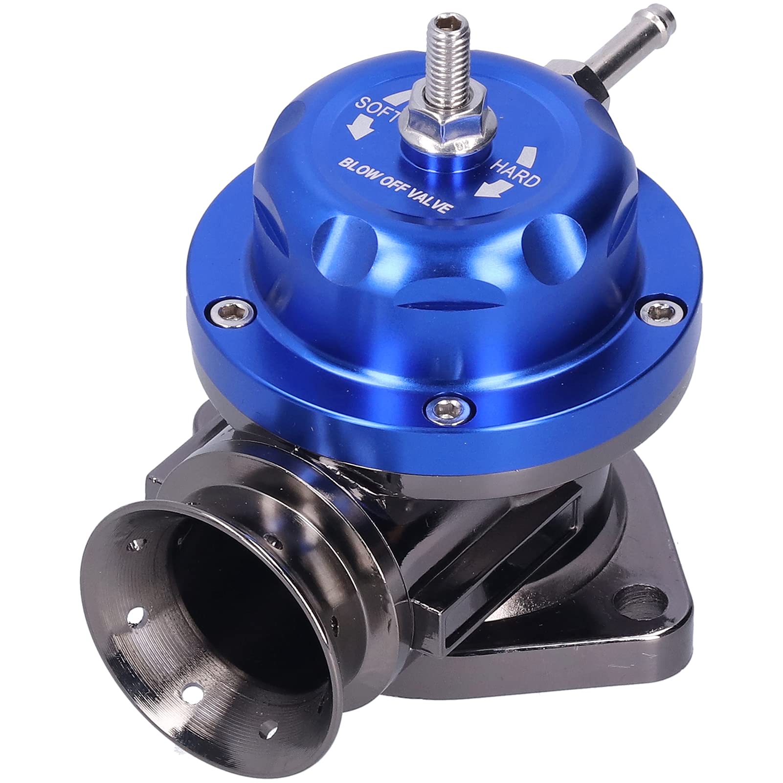 Turbo Blow Off Valve kit, Akozon Universal SDD‑BOVGRSBL FPG250 Aluminium Billet Turbo Blow Off Valve with 2.5in Flange Pipe Type‑RS(Purple)