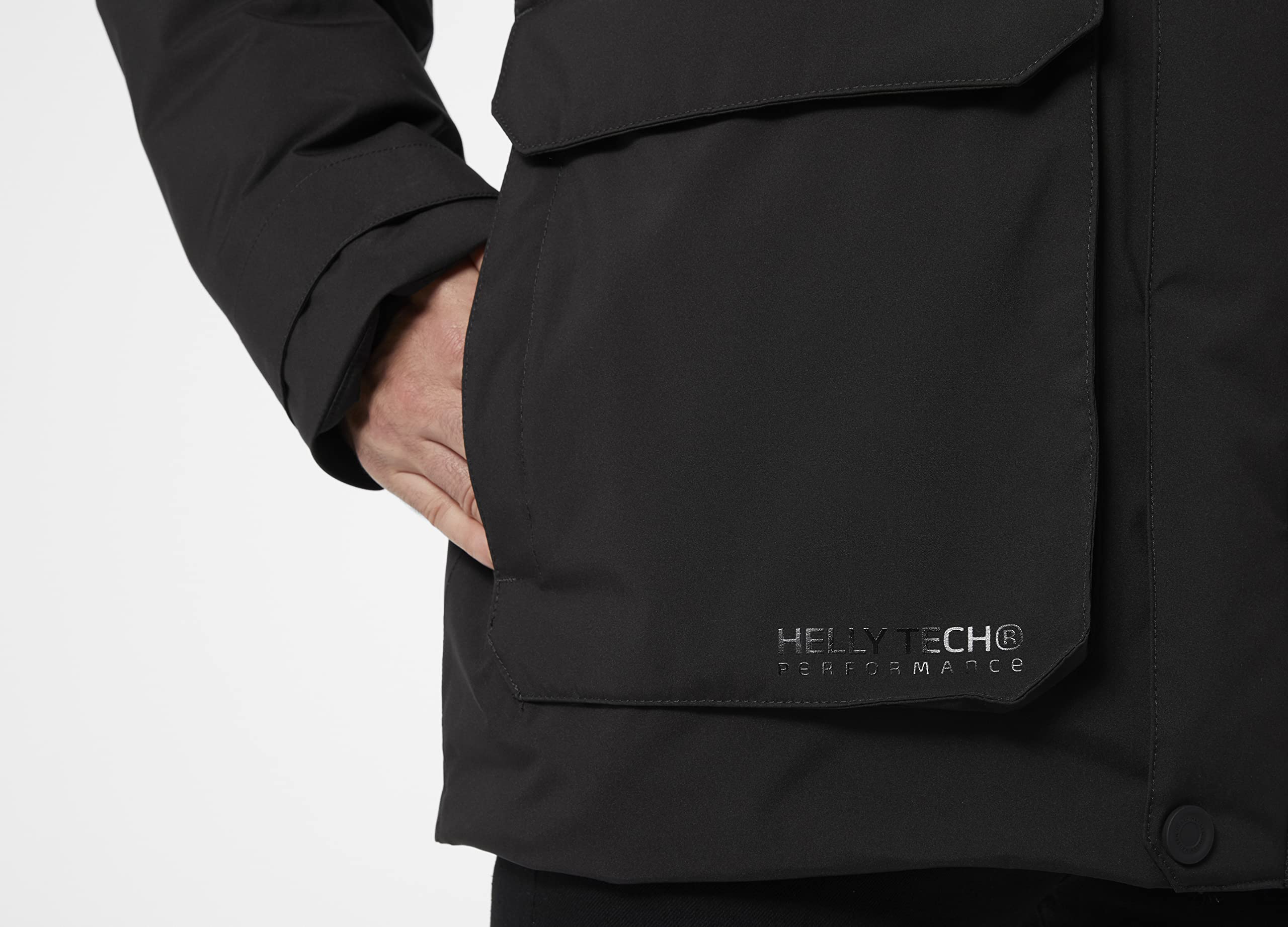 Helly Hansen Men's Reine Parka – Waterproof Insulated Parka with Adjustable Hood and Reflective Details