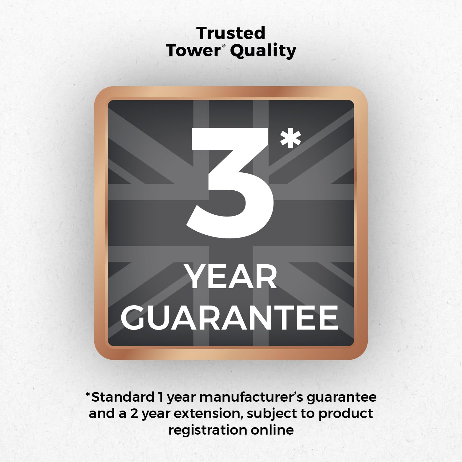 Tower T27032 3-in-1 Deep Filled Snack Maker with Non-Stick Coated Plate and Automatic Temperature Control, 900W, Stainless Steel