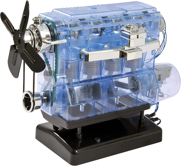 Machine Works Build Your Own Porsche 911 Boxer Engine Toy - Replica Model Building Kit - Features Sounds and Illumination, 280+ Pieces, 10+ Years