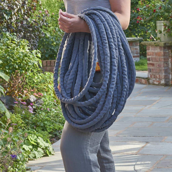 HOZELOCK - Hybrid Watering Hose Tuffhoze 35 m : Extremely Flexible, Tuff-Fibre Woven Technology, Suitable for High-pressure Cleaners (40 bar), Durable