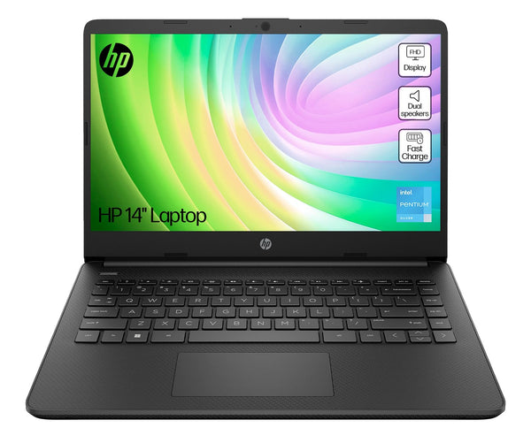 HP 14" Laptop, Intel Core i5-1235U Processor, 8 GB RAM, 512 GB SSD, Intel Iris Xe Graphics, FHD Display, Up to 8hrs battery, Win 11, Dual Speakers, Natural Silver, 14s-dq5005sa