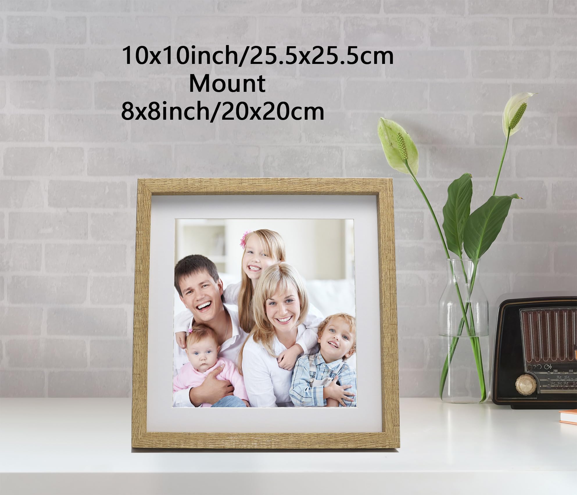 Black 50x70cm Boxed Picture Frames Set of 3 with Mounts for 40x60cm, 70x50cm poster frame with Acid Free mount for 40x60cm photo (Black 3Pack)