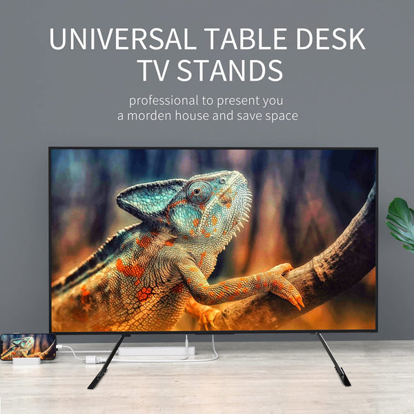 suptek Universal TV Stand, TV Leg Replacement for Most 22-65 inch LCD/LED/OLED/Plasma TVs, Adjustable Table Top TV Feet for Flat&Curved Screen, VESA up to 800x400mm, Capacity 50kgs