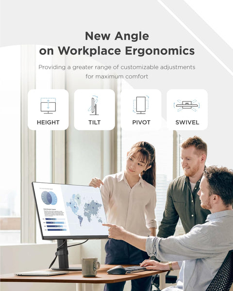 ViewSonic VA3209-2K-MHD 32-inch 2K QHD IPS Monitor, 75Hz VRR, HDR10, with HDMI, DisplayPort, Integrated Speakers