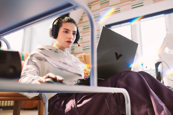 HP Victus 15.6" Gaming Laptop, AMD Ryzen 5-8645HS, 8 GB RAM, 512 GB SSD, NVIDIA GeForce RTX 2050 Graphics, FHD IPS Display, Up to 6 hrs 15 battery, Win 11, Mica Silver, 15-fb2002sa