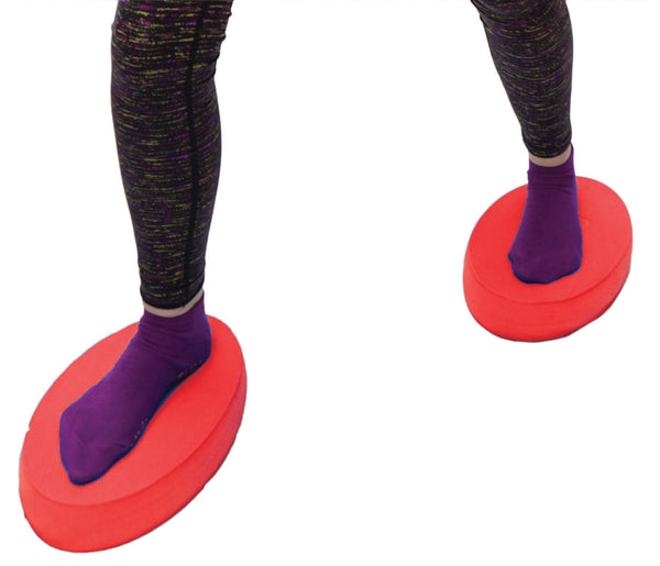 FitProducts Balance Board - Oval Balance Pads, Perfect for physiotherapy, Pilates, yoga, martial arts, core stability training. Made from TPE, Easy to