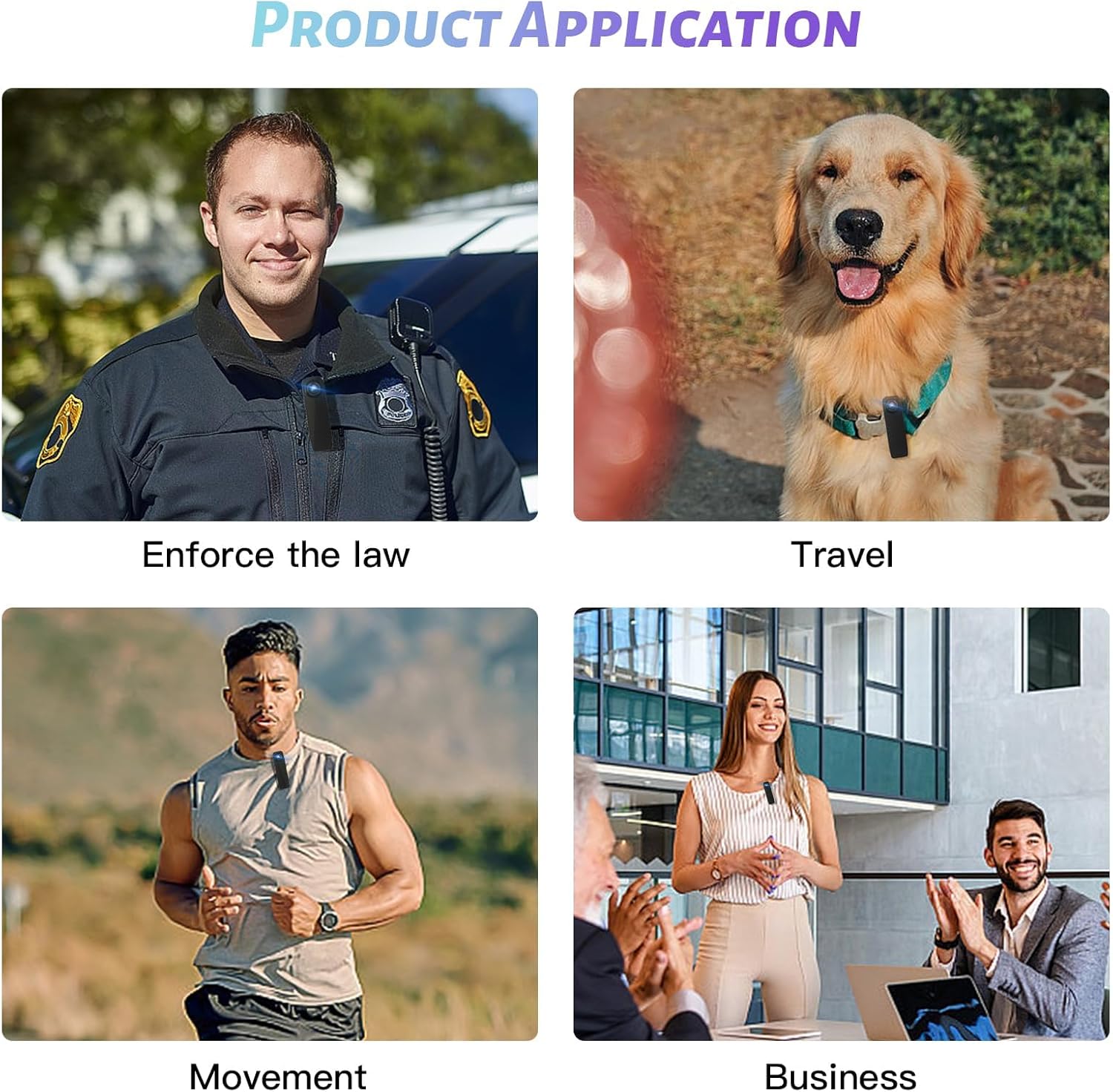 kaysunlink Upgraded Mini Body Camera 1080P Police Body Camera 64GB Memory Card,Body Worn Cam,Premium Portable,Wearable Patrol Video Recording Camcorder (64GB)