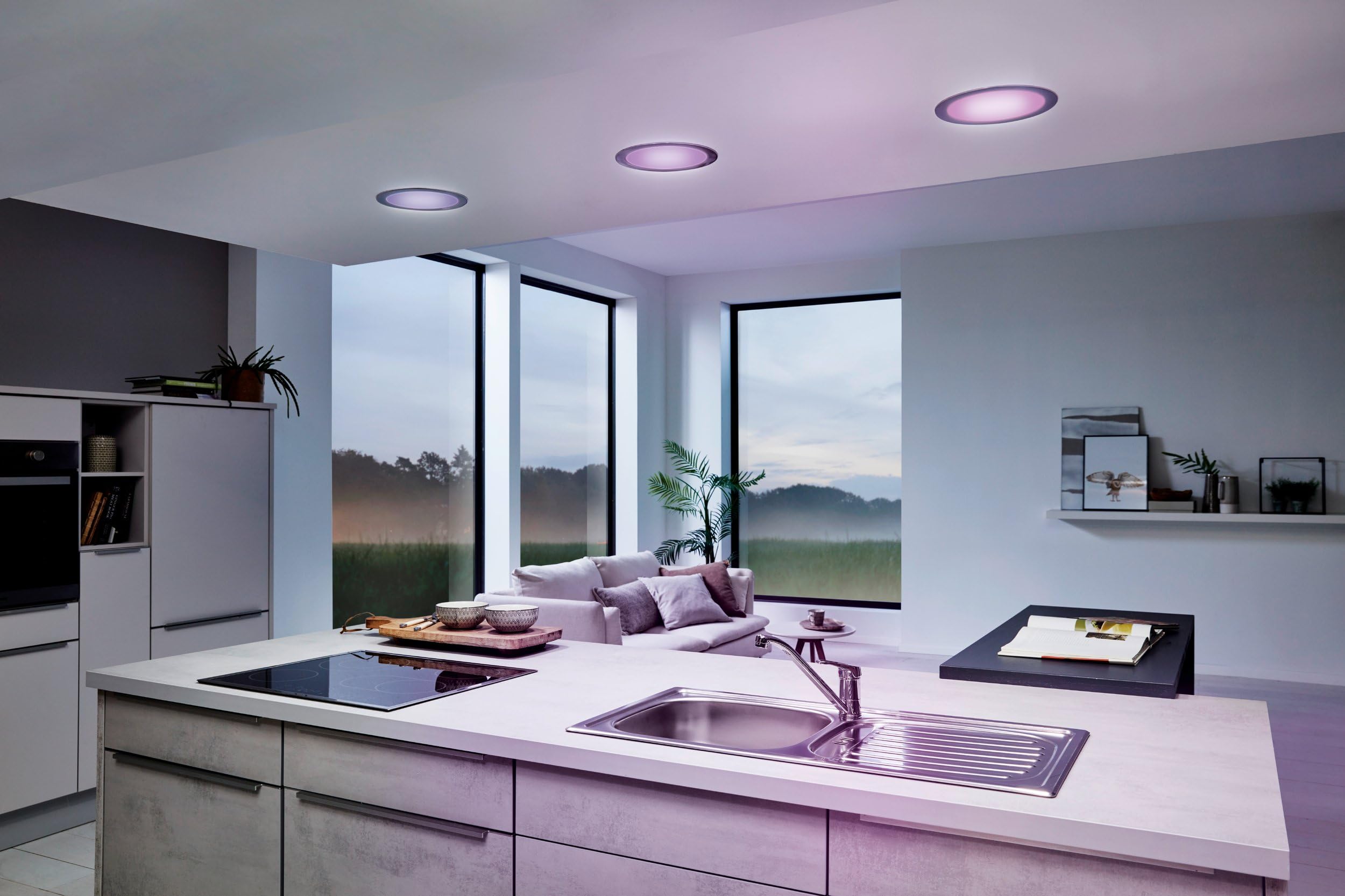 Eglo FUEVA-C Recessed Light Cast Metal 15.6 W Matt Nickel