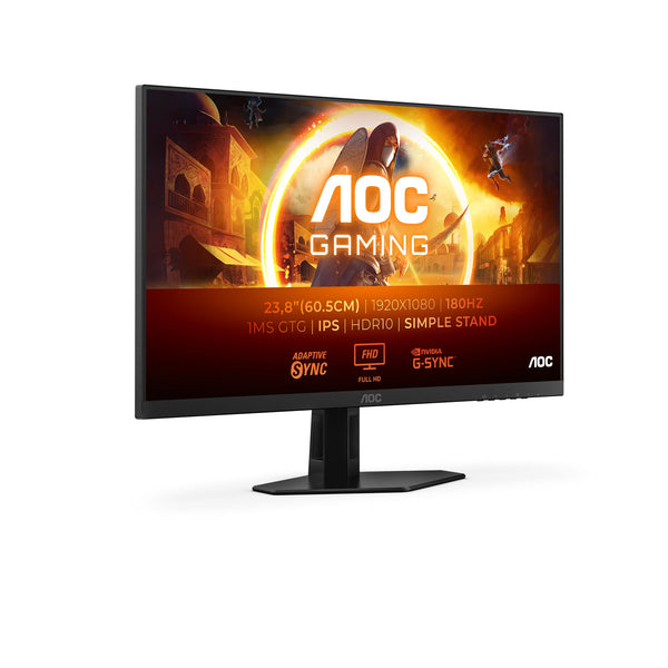 AOC Gaming 25G3ZM/BK - 24.5" 240Hz FHD Monitor, 0.5ms MPRT, FreeSync Premium (1920x1080, HDMI 2.0 x 2, DisplayPort 1.2 x 1, Headphone out (3.5mm)) black/red