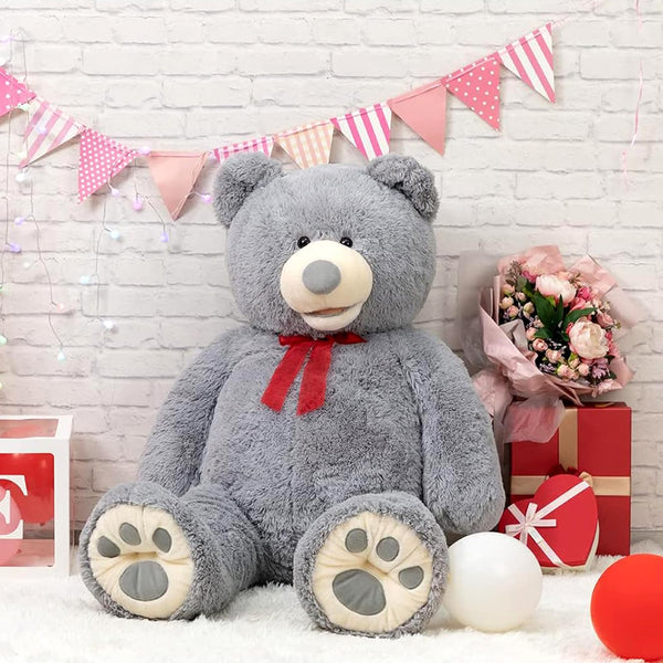 HollyHOME 150cm Giant Teddy Bear Stuffed Animal Large Soft Toys Plush Bear, Light Brown Age 3+