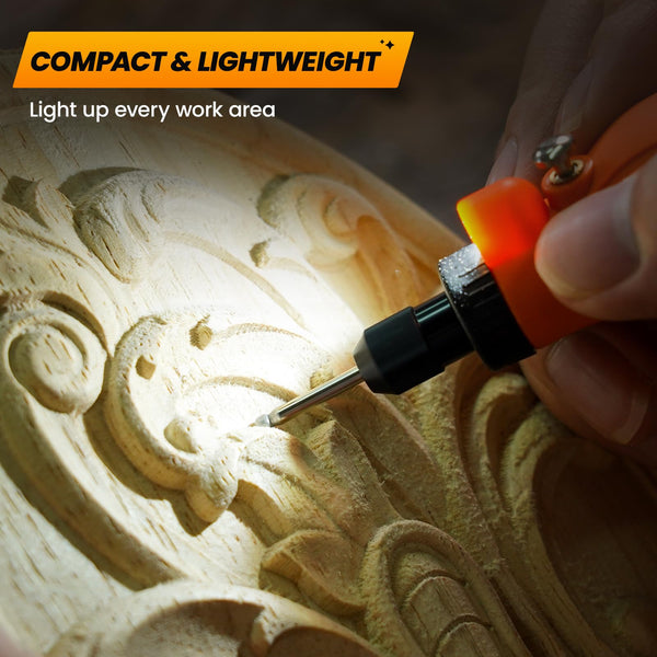 HARDELL Mini Cordless Rotary Tool, USB Charging, 5-Speed Rotary Tool Kit with 61 Accessories, Multi-Purpose 3.7V Power Multi Tool for Sanding, Polishing, Drilling, Etching, Engraving, Cutting, DIY