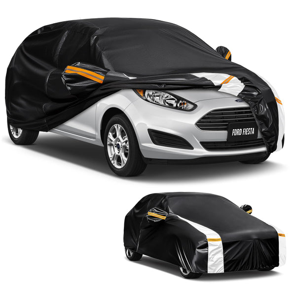 Car Cover Custom Fit for Mini Convertible F57(2016-2023), Car Covers for Outside Storage Waterproof Breathable, Full Cover Outdoor All Weather Protection Rain Sun Dust with Zip and Cotton(Black)