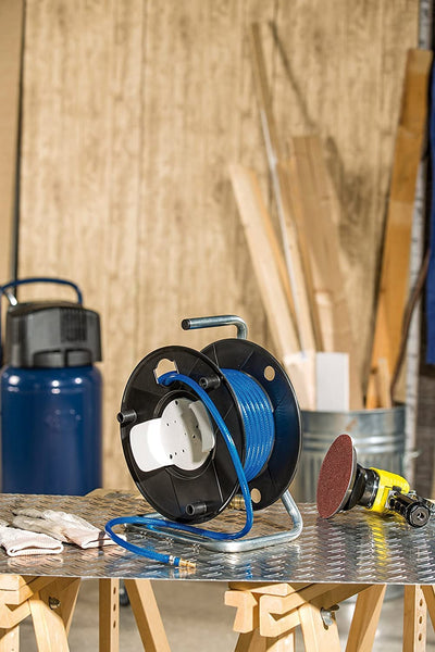 Air Hose Drum 20 Meters | Made in Austria | Brennenstuhl 1127020010 | Hose 20 m, ?-6/12 mm | Hose Reel Compact, Solid & Robust | Maximum Hose Pressure