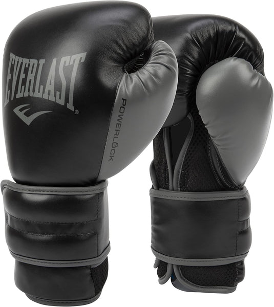 EVERLAST Powerlock 2R Training Gloves - Black - 14oz