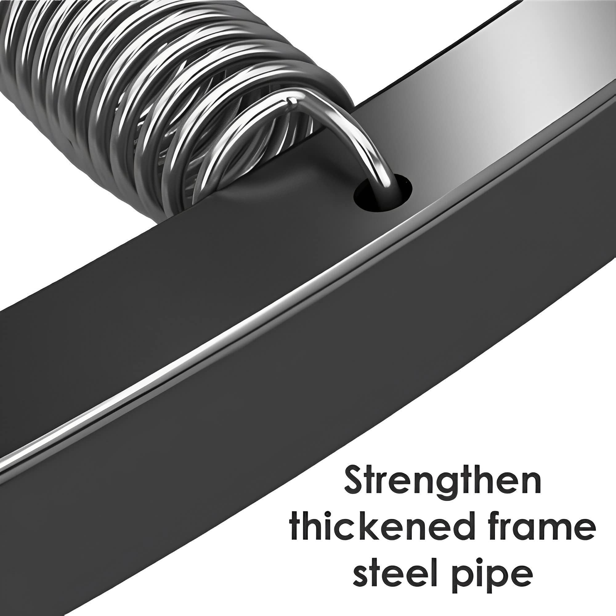 FK Sports Foldable Fitness Rebounder Trampolines, 40" Foldable Mini Trampoline with T Bar Handle, Round Mini Fitness Trampoline a indoor trampoline