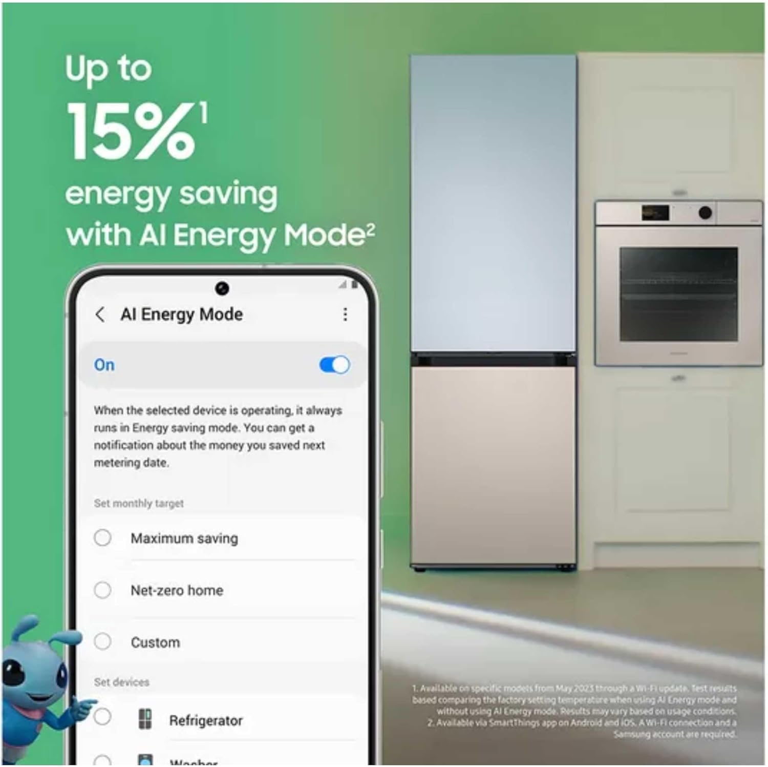 Samsung RH69CG895DS9EU fridge-freezer Freestanding 645 L Silver