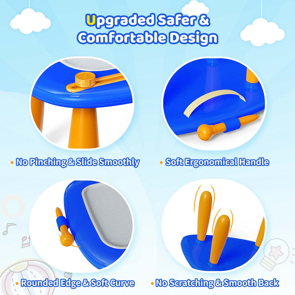 Kikidex Magnetic Drawing Board, Toddler Girl Toys for 1-2 Year Old, Doodle Board Pad Learning and Educational Toys for 1 2 3 Year Old Baby Kids Birthday Gift (Pink)