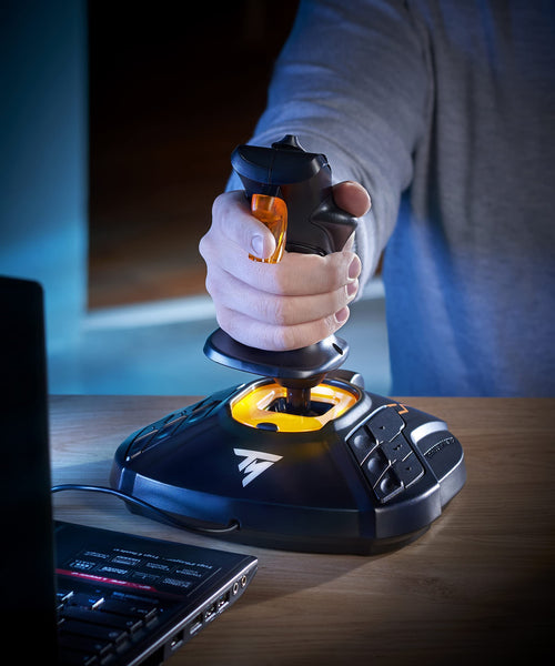 Thrustmaster T16000M FCS Hotas - Flight Control System with Joystick and Throttle, Featuring H.E.A.R.T HallEffect AccuRate Technology for PC