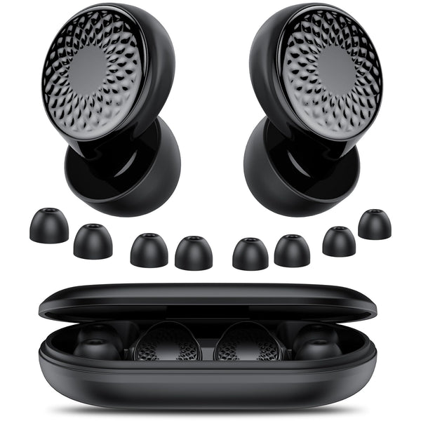 Ear Plugs for Sleep Noise Cancelling -45dB, Customized Soft Earplugs for Concert, 0 Pressure, Reusable Ear Plug for Noise Reduction with Case & 8 Eartips, for Sleep, Working, Studying, Traveling