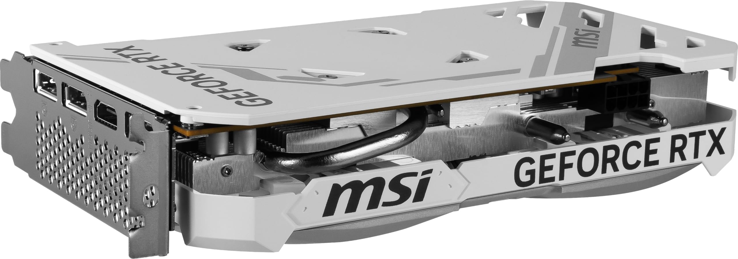 MSI GeForce RTX 4060 VENTUS 2X WHITE 8G OC Gaming Graphics Card - 8GB GDDR6X, PCI Express Gen 4, 128-bit, 3x DP v 1.4a, HDMI 2.1a (Supports 4K & 8K HDR)