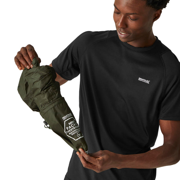 Regatta Men's Pack-it Waterproof Outdoor Overtrousers Pack-away Bag Hiking Lightweight