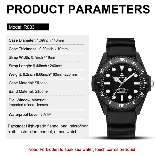 LN LENQIN Mens Watches Stainless Steel Watches Men Waterproof Analog Quartz Watch Men's Wrist Watches with Date Fashion Casual Man Watch