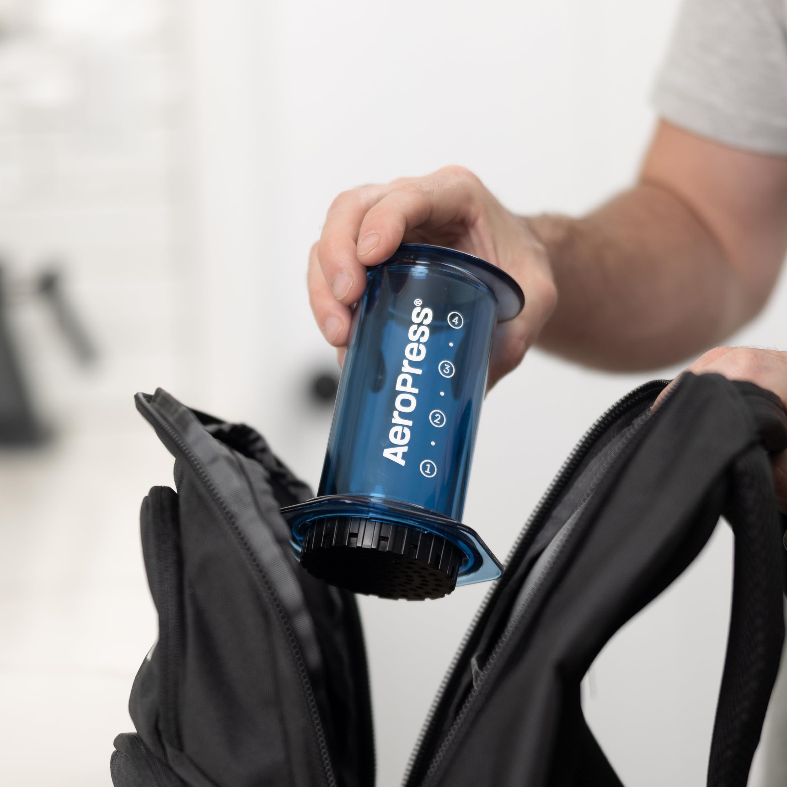 AeroPress Clear Coffee Press  3 In 1 Brew Method Combines French Press, Pourover, Espresso, Full Bodied Coffee Without Grit or Bitterness, Small