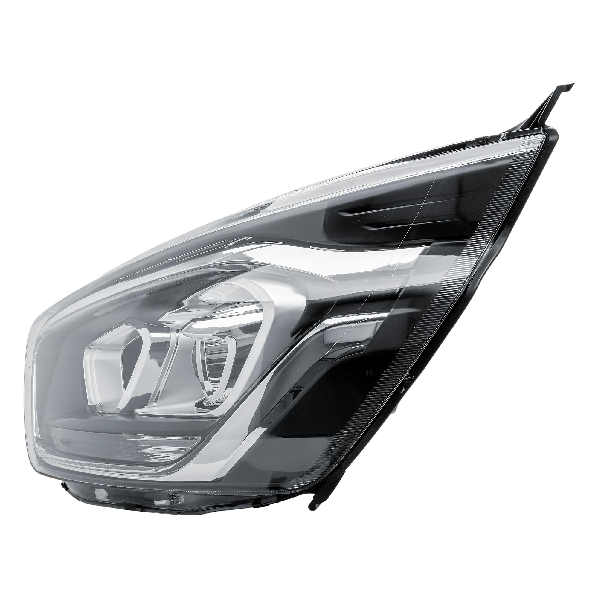 Replacement Driver Right Side O/S Headlight Head Lamp with Projector Electric Adjustment for Ford Transit Tourneo Custom 2020-2023