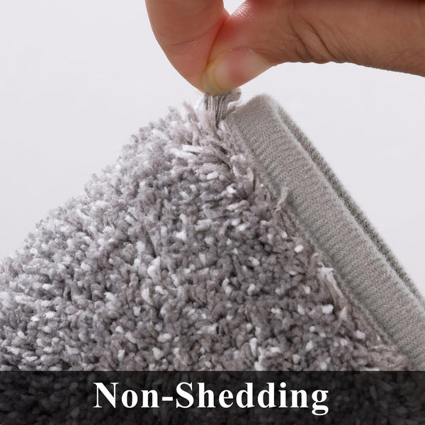 SHACOS Carpet Runners for Hallways Light Grey Non Slip 60x240cm Long Washable Kitchen Runner Mat Rubber Backing Hall Runners Long Corridor Rug for