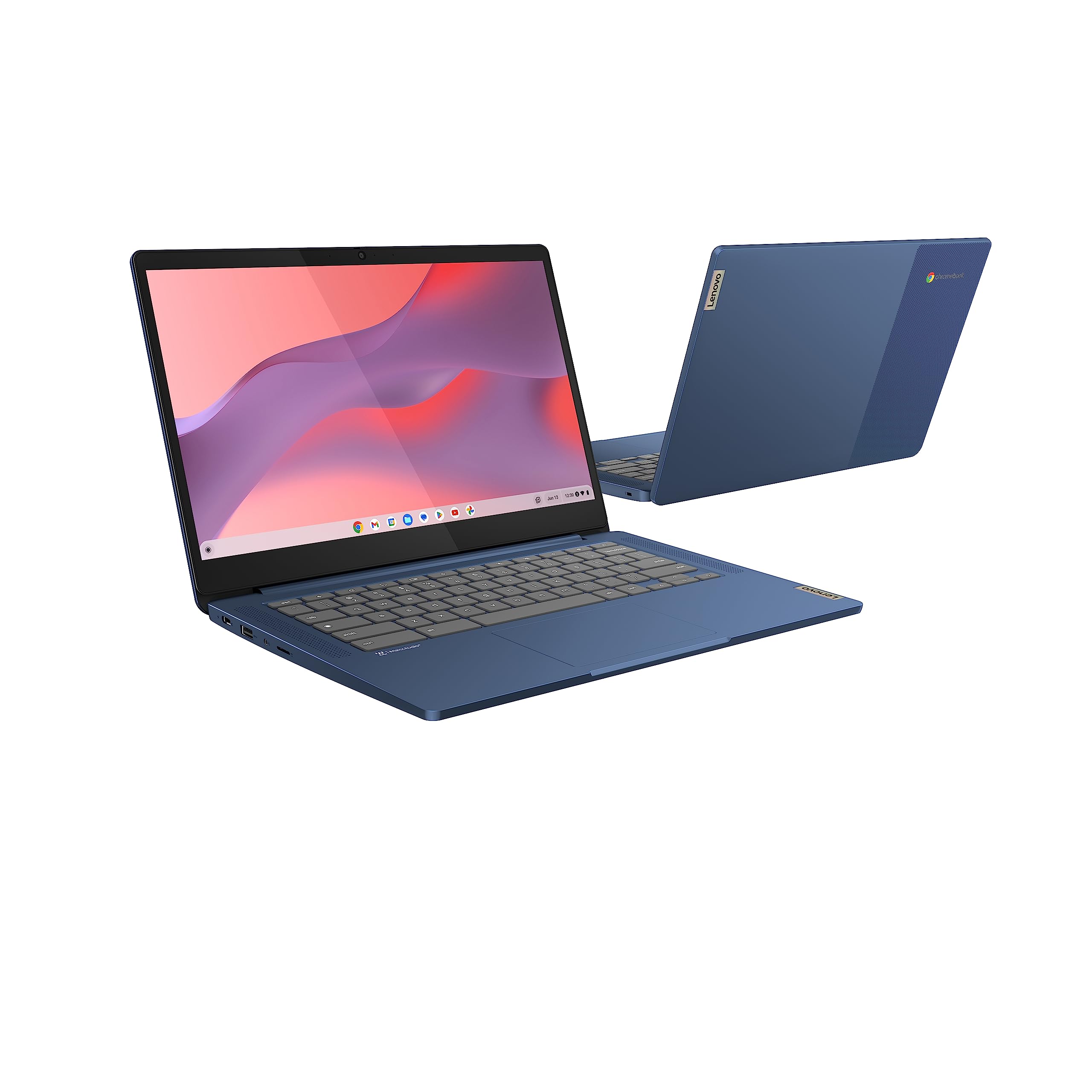 Lenovo IdeaPad Slim 3 Chromebook | 14 Inch FHD Laptop | MediaTek Kompanio 520 | 4GB RAM | 64GB eMMC | Chrome OS | Abyss Blue