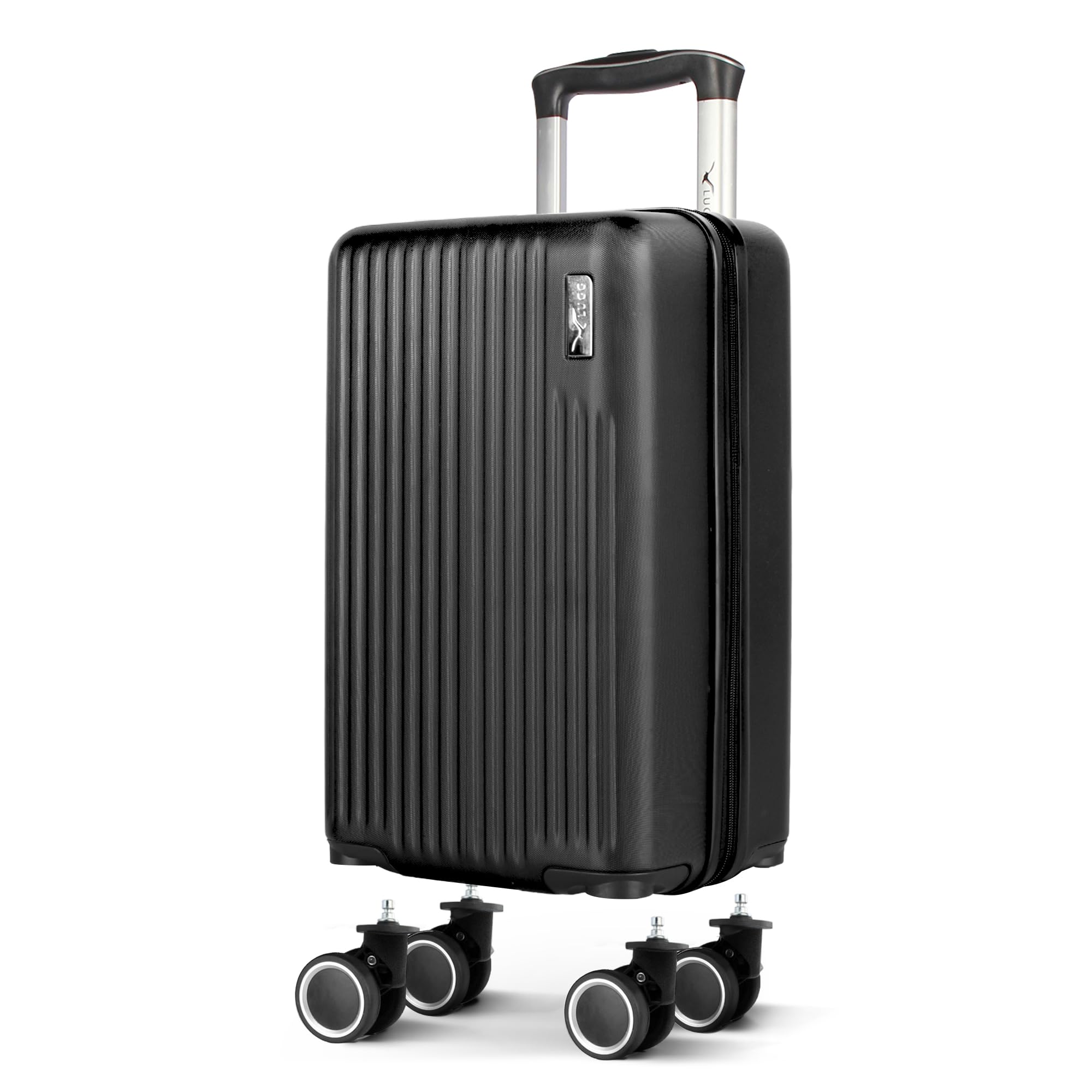 LUGG 15 Inch Vacay Cabin Case - 45x36x20 cm, Airline Approved Carry On Suitcase, ABS Lightweight Suitcase, Water Resistant Hard Suit Case with 360° Spinner Wheels, Carry On Bag with TSA Indent Lock
