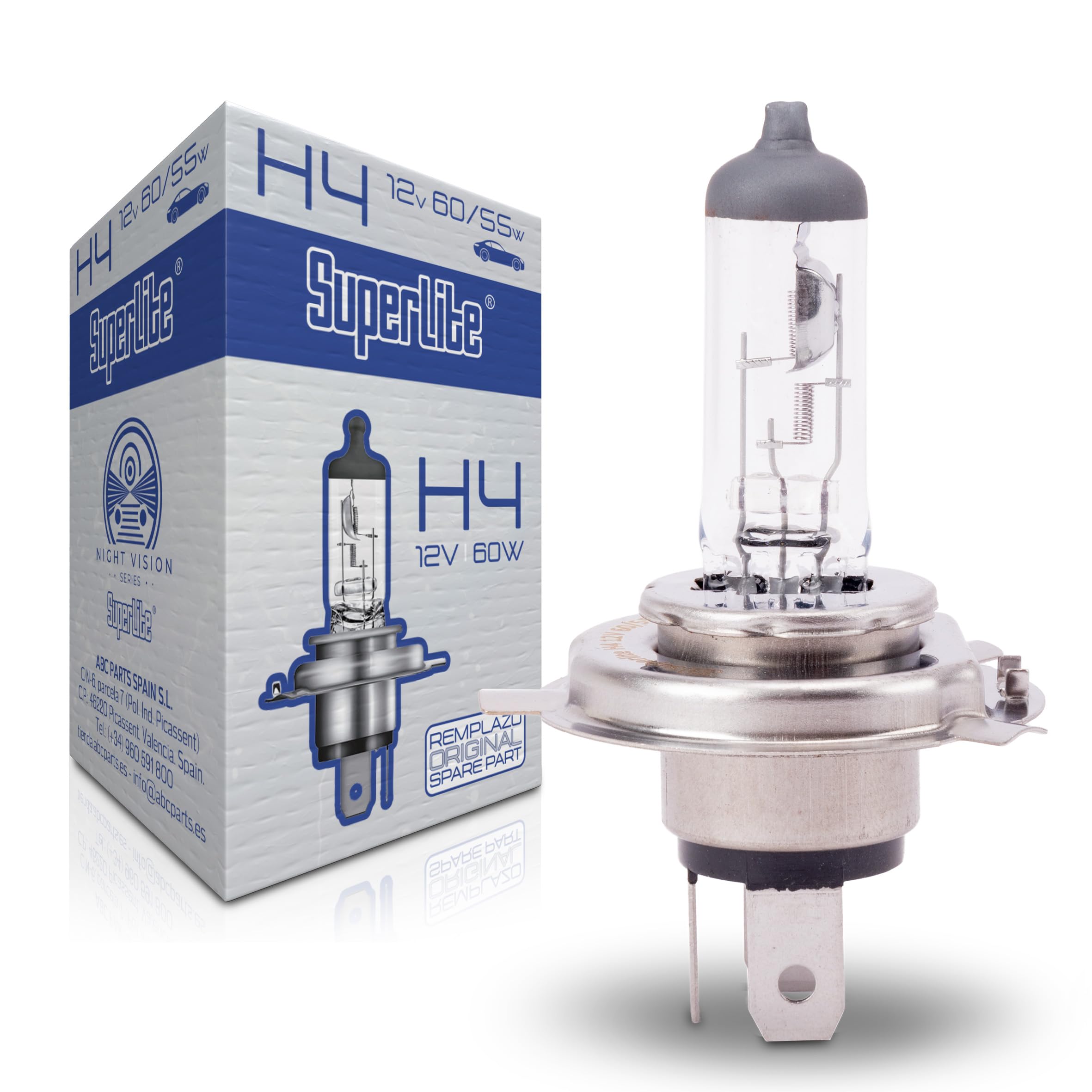Superlite Set of 2 T10 Bulbs with 18 Leds from the Blue Series range. CanBus Technology and 6500K Colour Temperature. Ideal for Car and Truck.