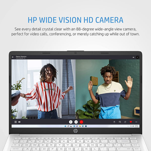 HP 14" Laptop, Intel Core i5-1235U Processor, 8 GB RAM, 512 GB SSD, Intel Iris Xe Graphics, FHD Display, Up to 8hrs battery, Win 11, Dual Speakers, Natural Silver, 14s-dq5005sa