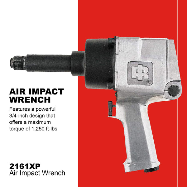 Ingersoll-Rand W7172-K22B-EU Impact Wrench, 3/4 Inch 20V Cordless Impact Wrench, 2X BL2022 Li-Ion Batteries 5.0 Ah + Charger Kit (UK Plug) in Case